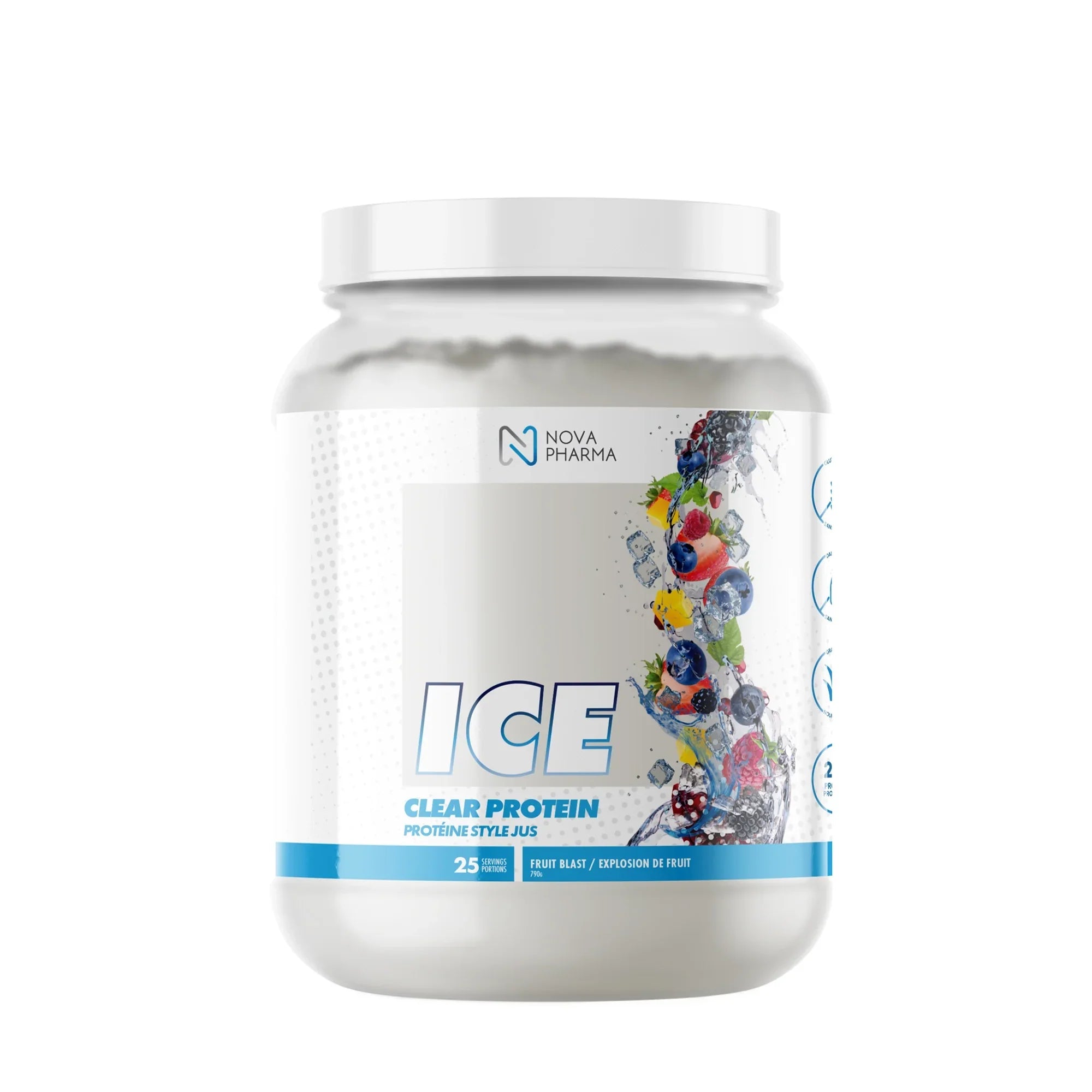 NOVA PHARMA - ICE, Clear PROTEIN,  775g - 790g