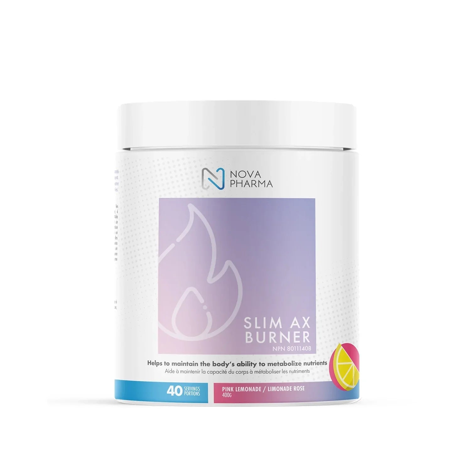 NOVA PHARMA - Slim Ax Burner, 40 servings