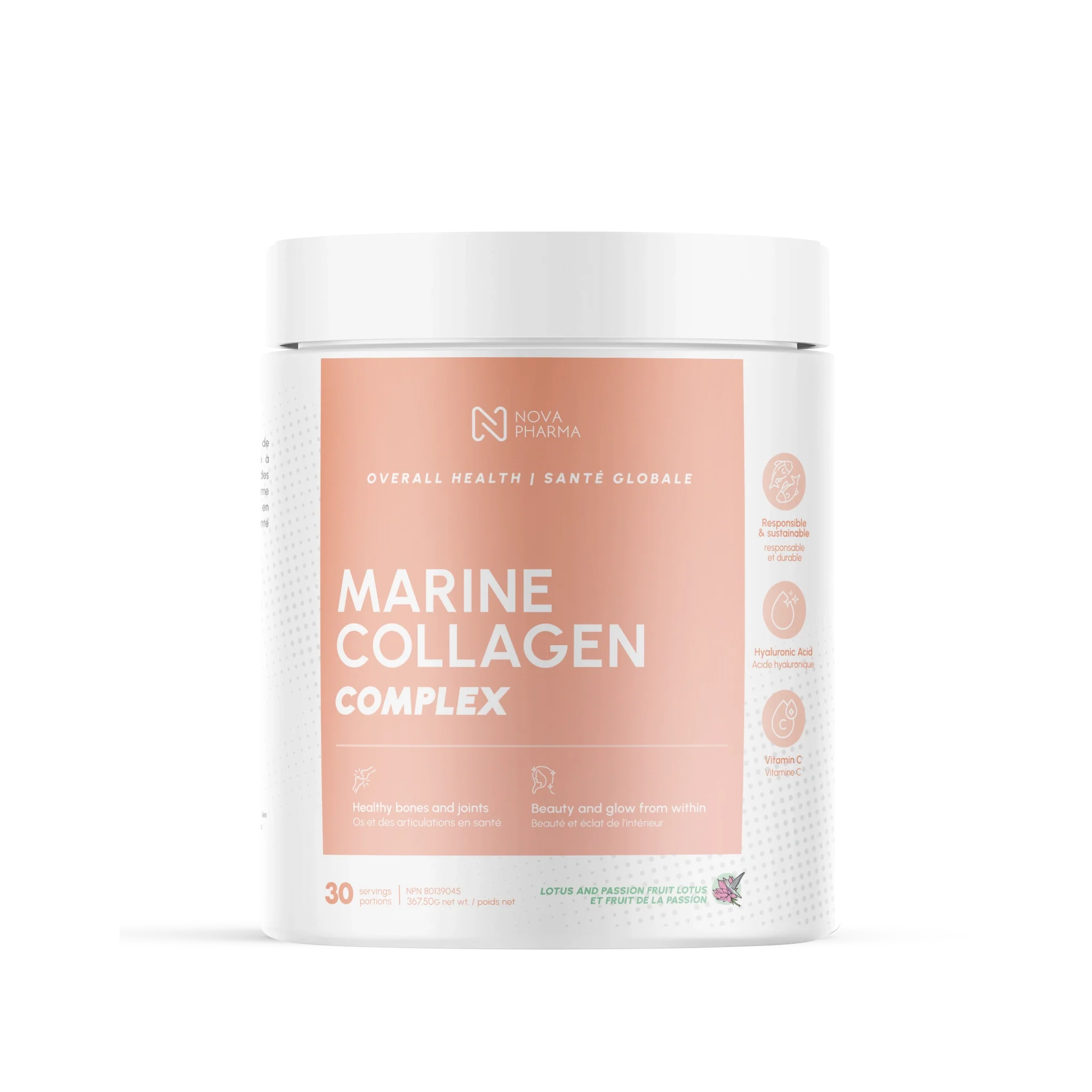 NOVA PHARMA - Marine Collagen With Hyaluronic Acid