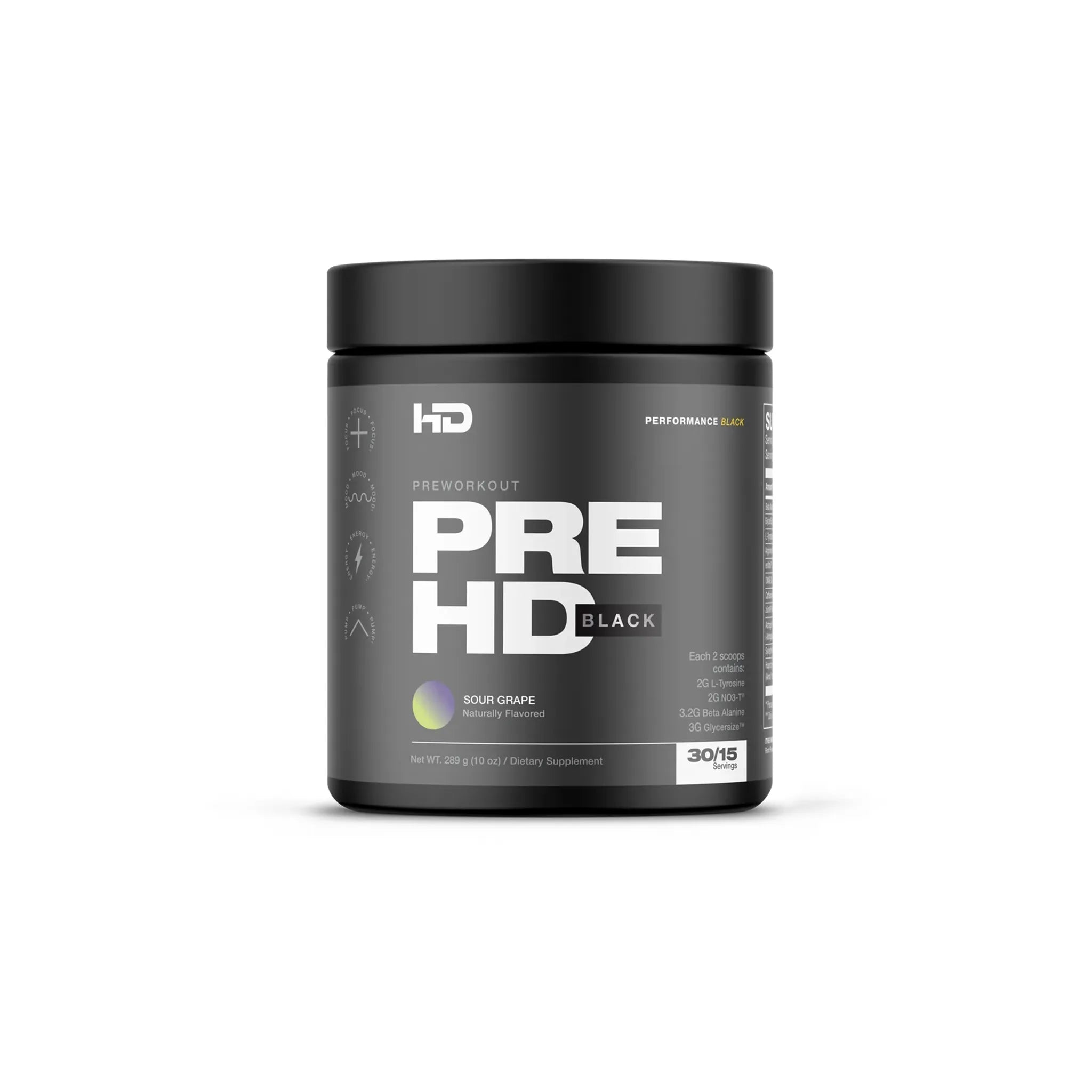 HD MUSCLE  -  Pre HD Black 30 portions