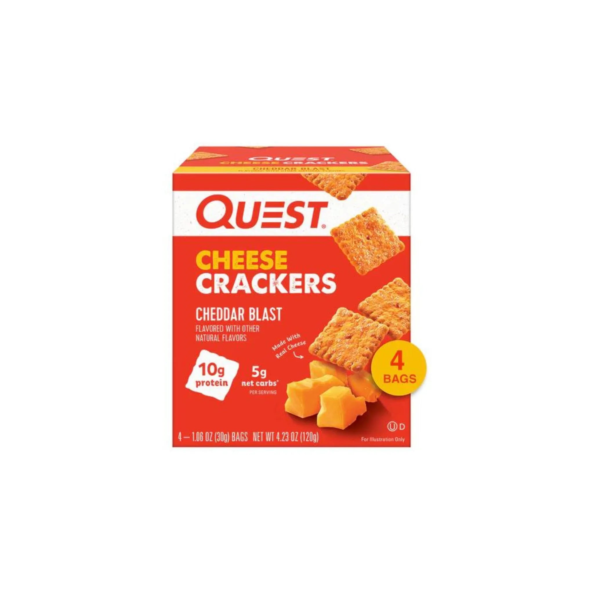 QUEST  -  Cheese Crackers  4/box