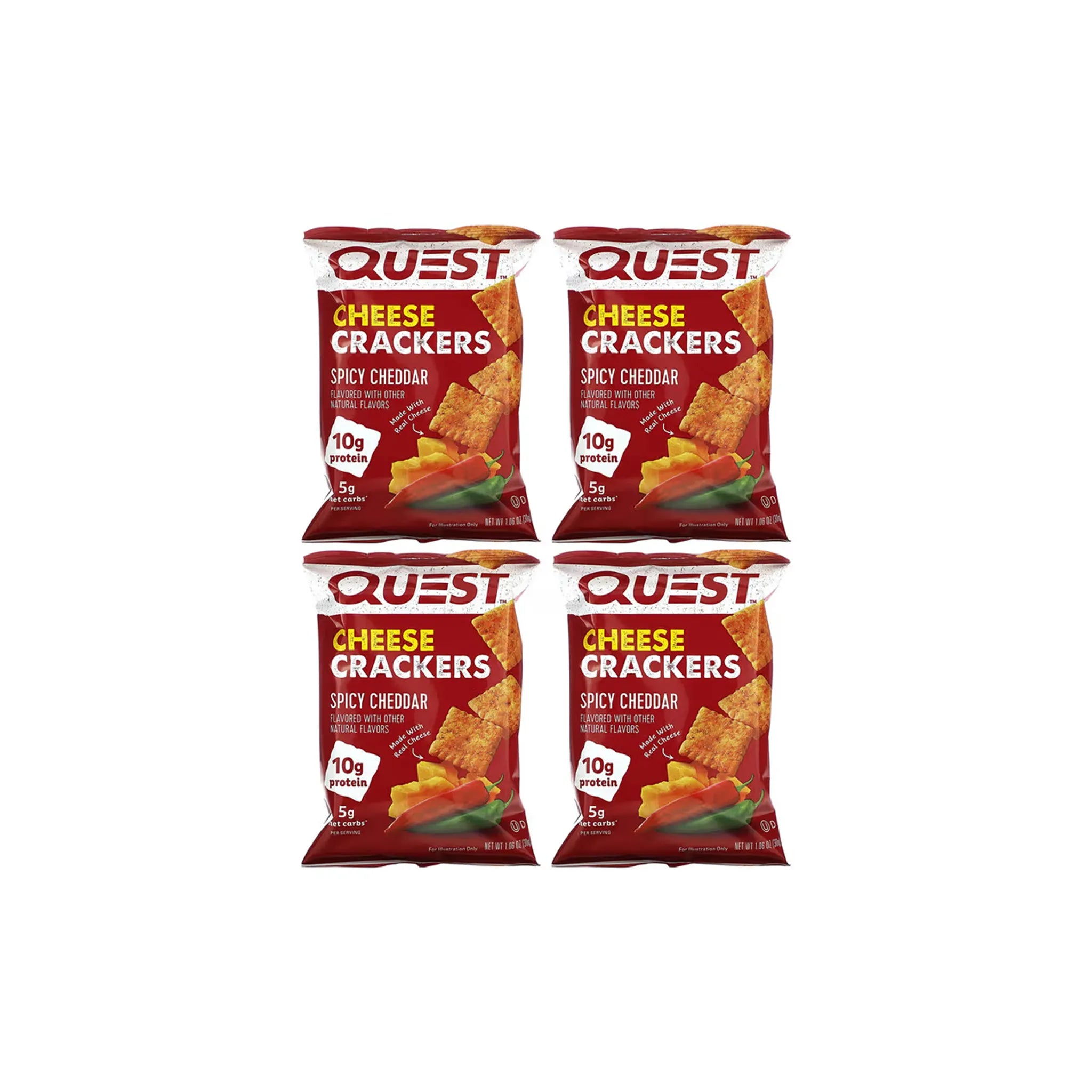 QUEST  -  Cheese Crackers  4/box