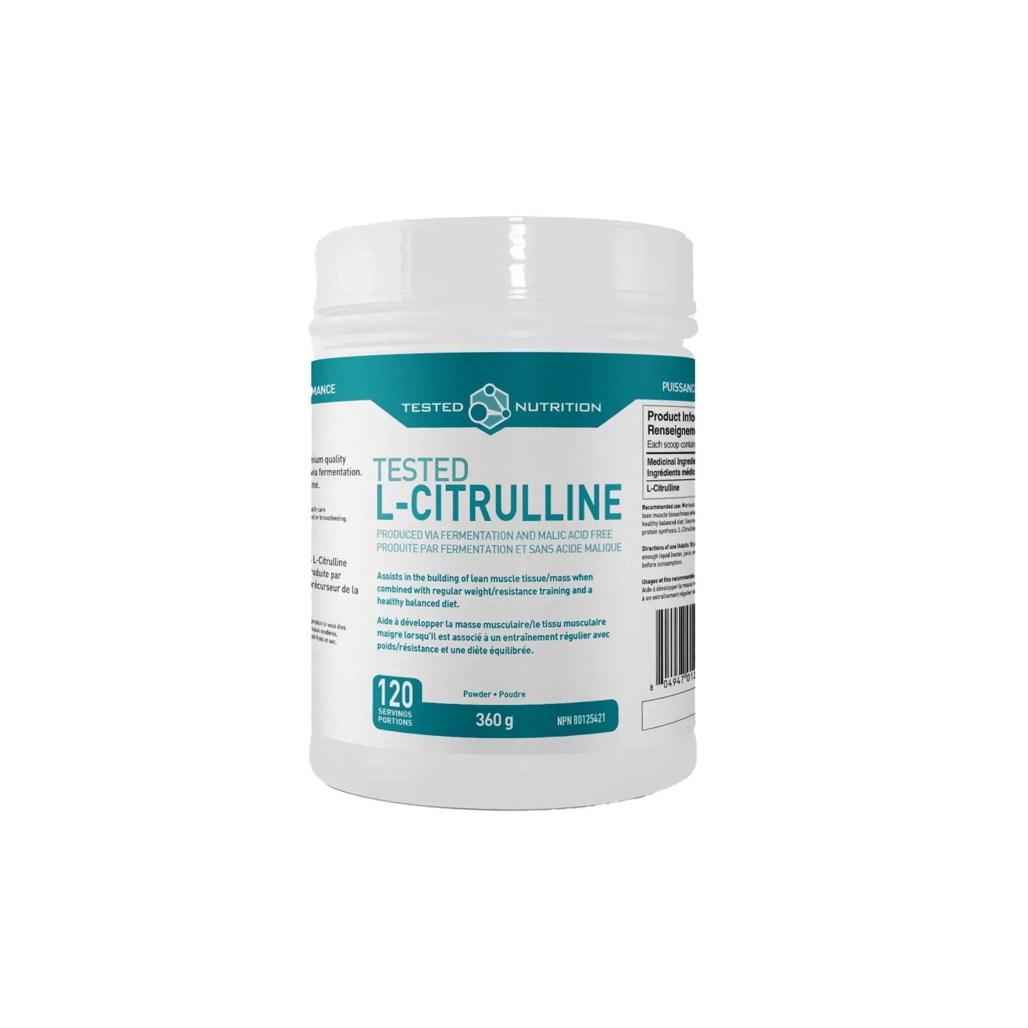TESTED NUTRITION - L-Citrulline 360g