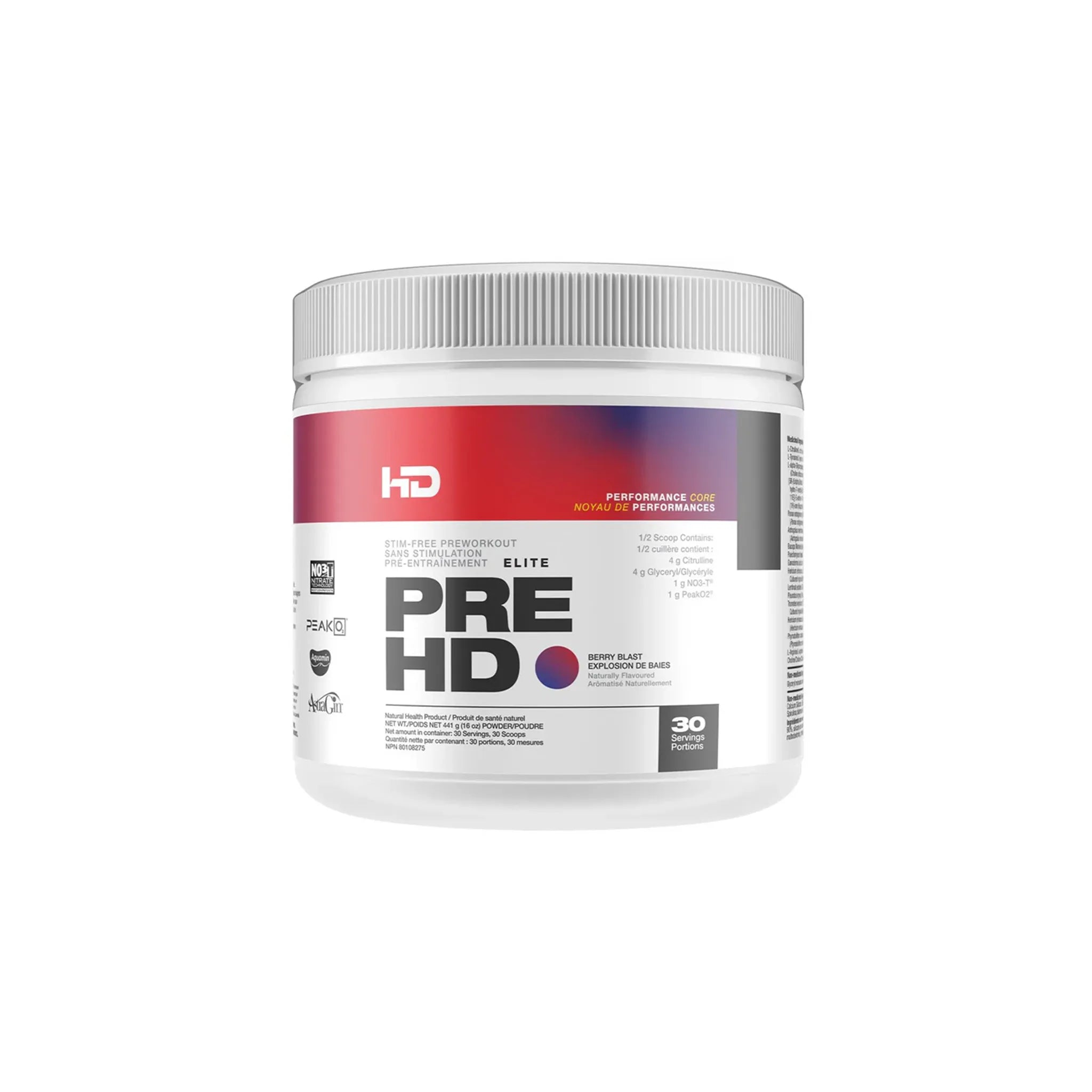 HD MUSCLE  -  Pre HD Elite 30 portions