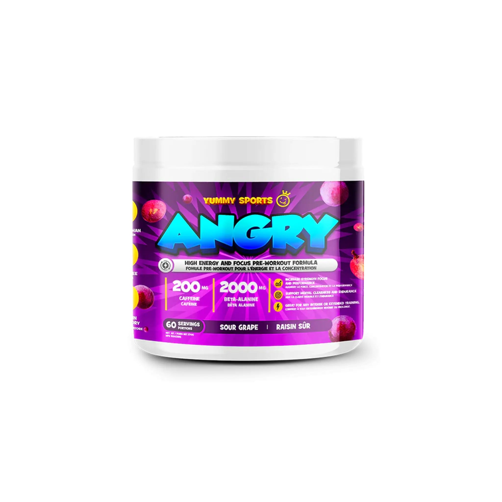 YUMMY SPORTS  -  Angry 60 servings