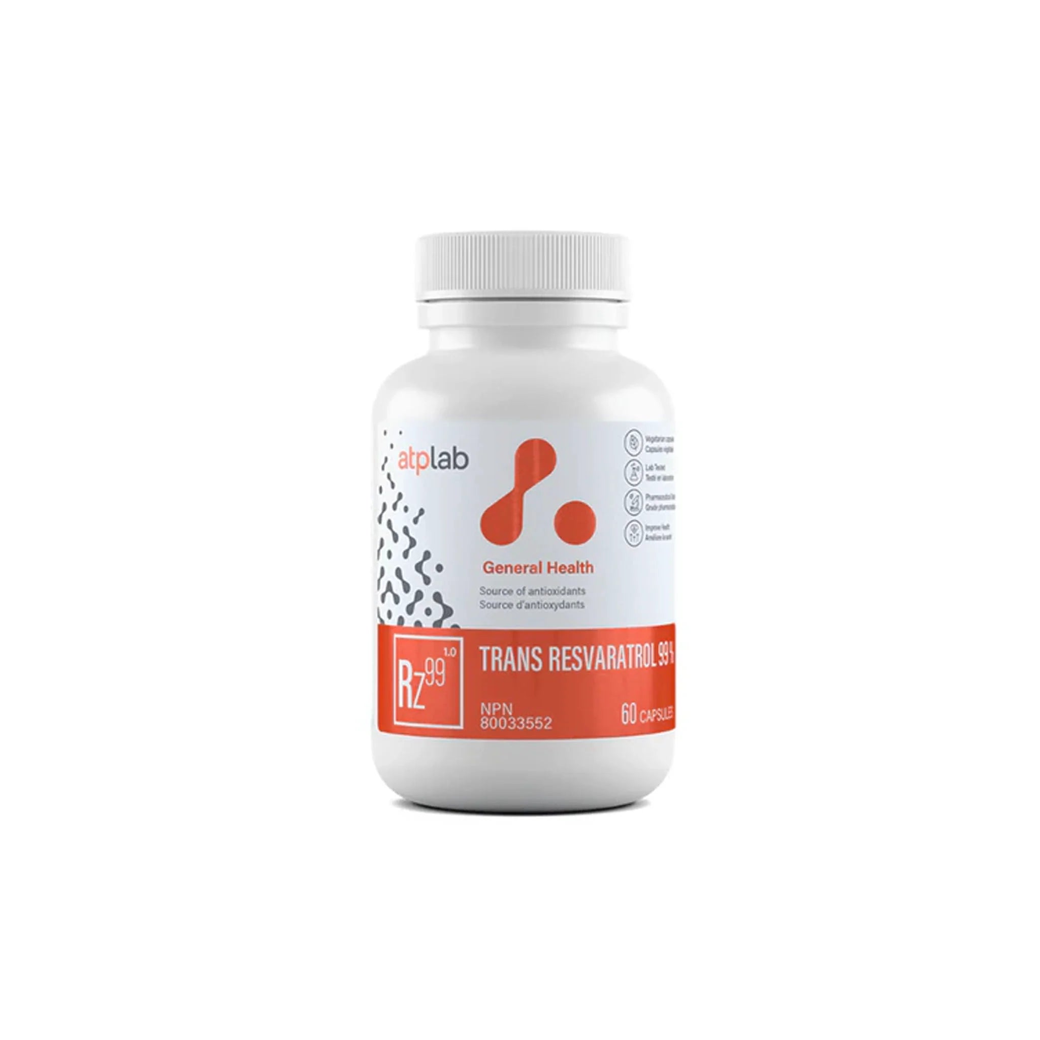 ATP  -  Trans Resveratrol 99% 60 caps