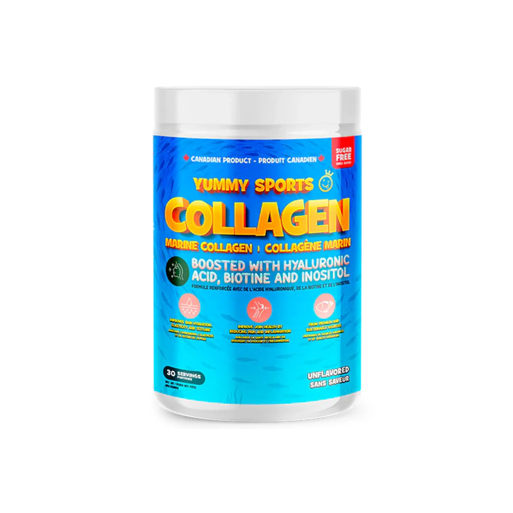 YUMMY SPORTS  -  Collagène Marin + Biotin, Hyaluronic Acid, Inositol 30 portions
