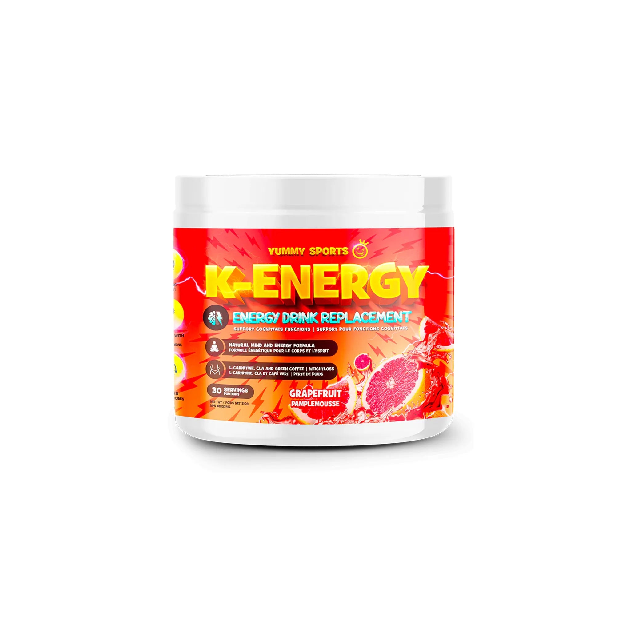 YUMMY SPORTS  -  K-Energy 210 g