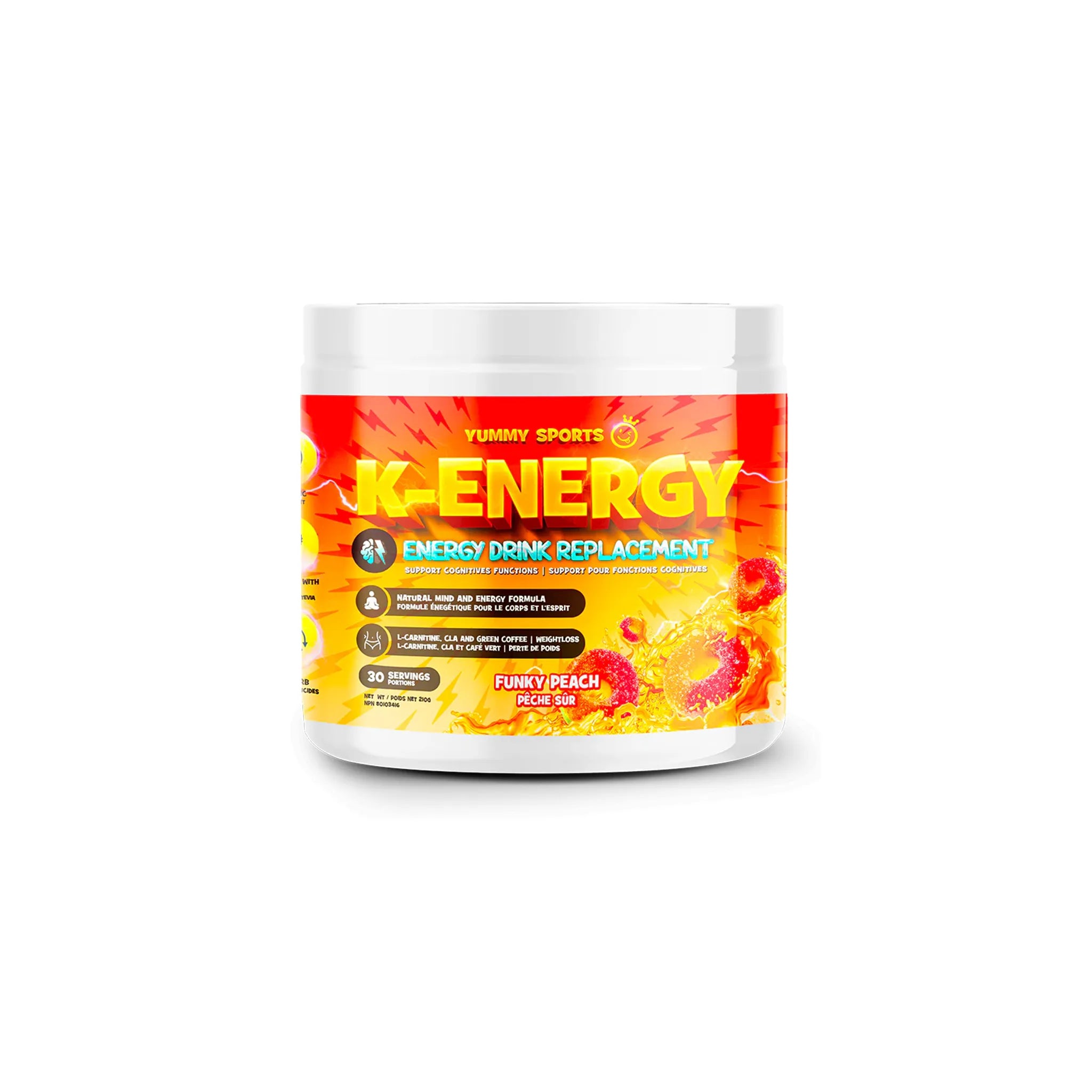 YUMMY SPORTS  -  K-Energy 210 g