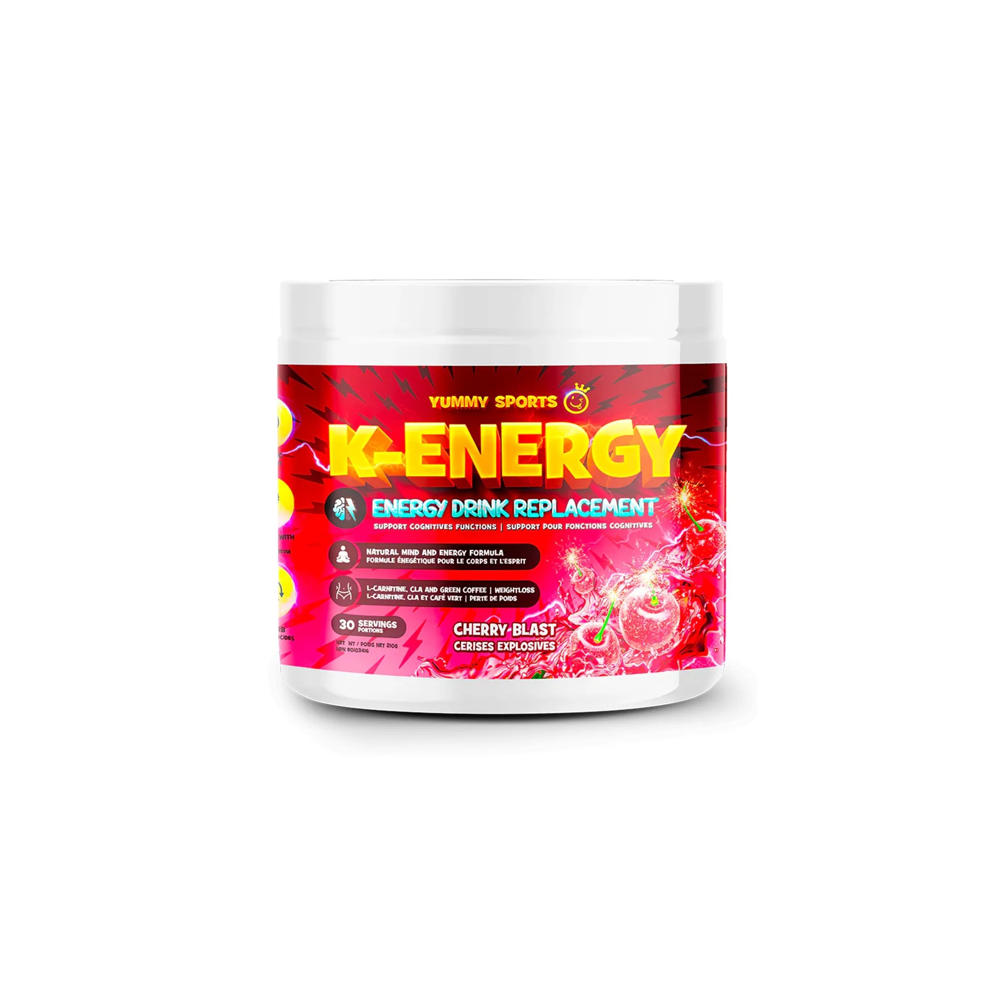YUMMY SPORTS  -  K-Energy 210 g