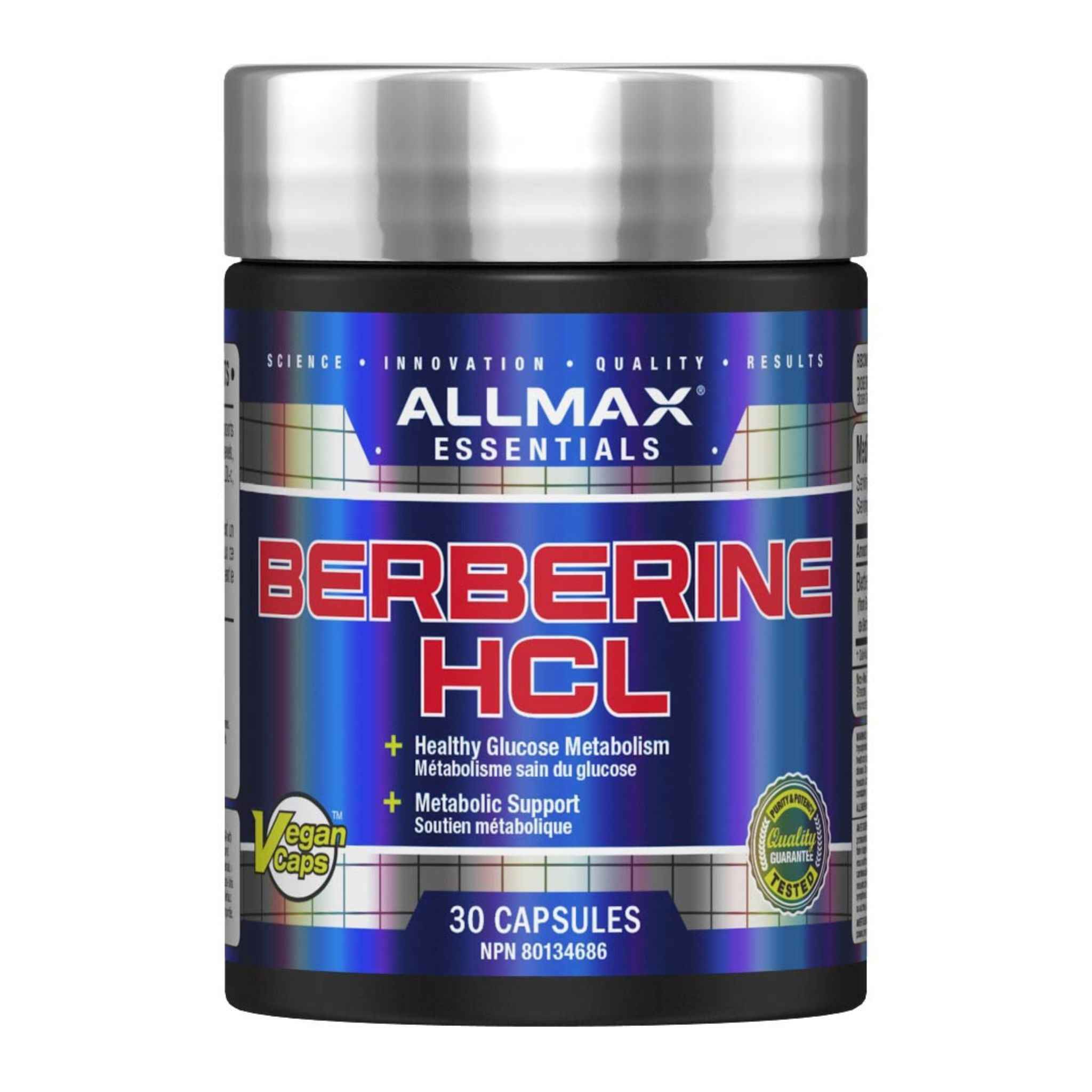 Allmax - Berberine HCL - 30 capsules