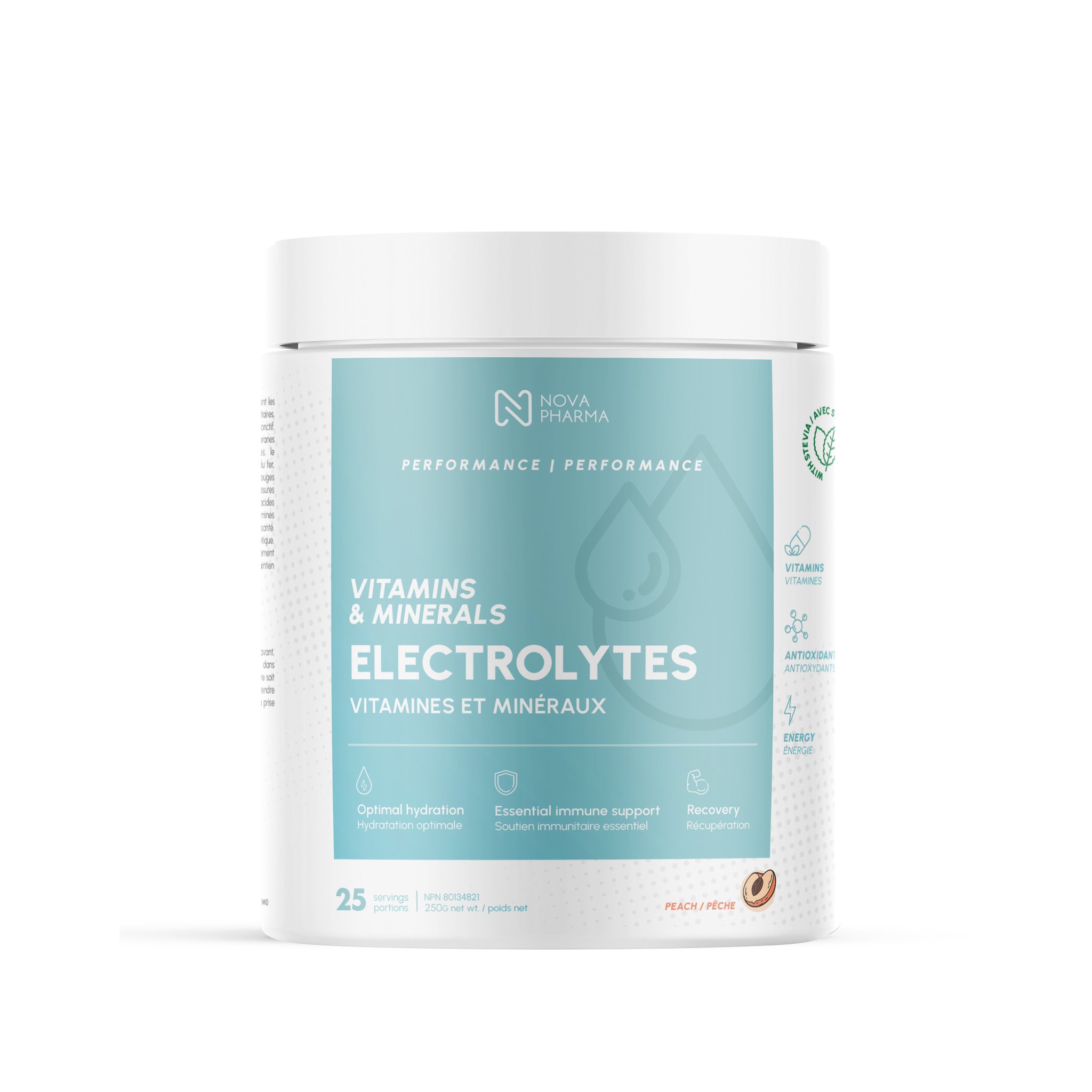 NOVA PHARMA - Electrolytes, 25 Servings