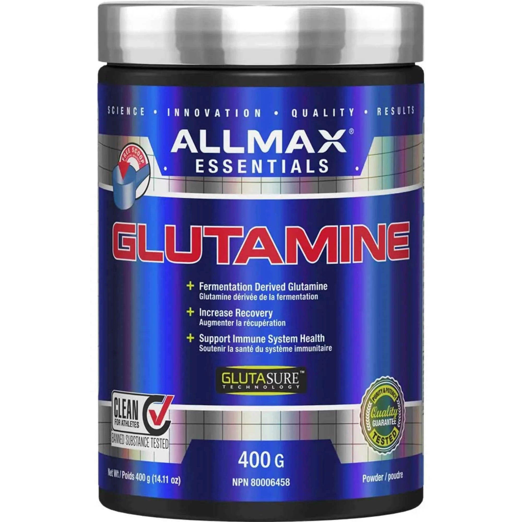 Allmax - Glutamine 100% Pure - 400g-1000g
