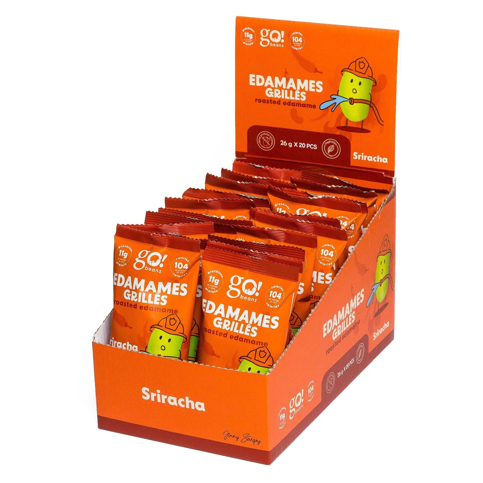 GO! Beanz Edamames Grillés 20/box