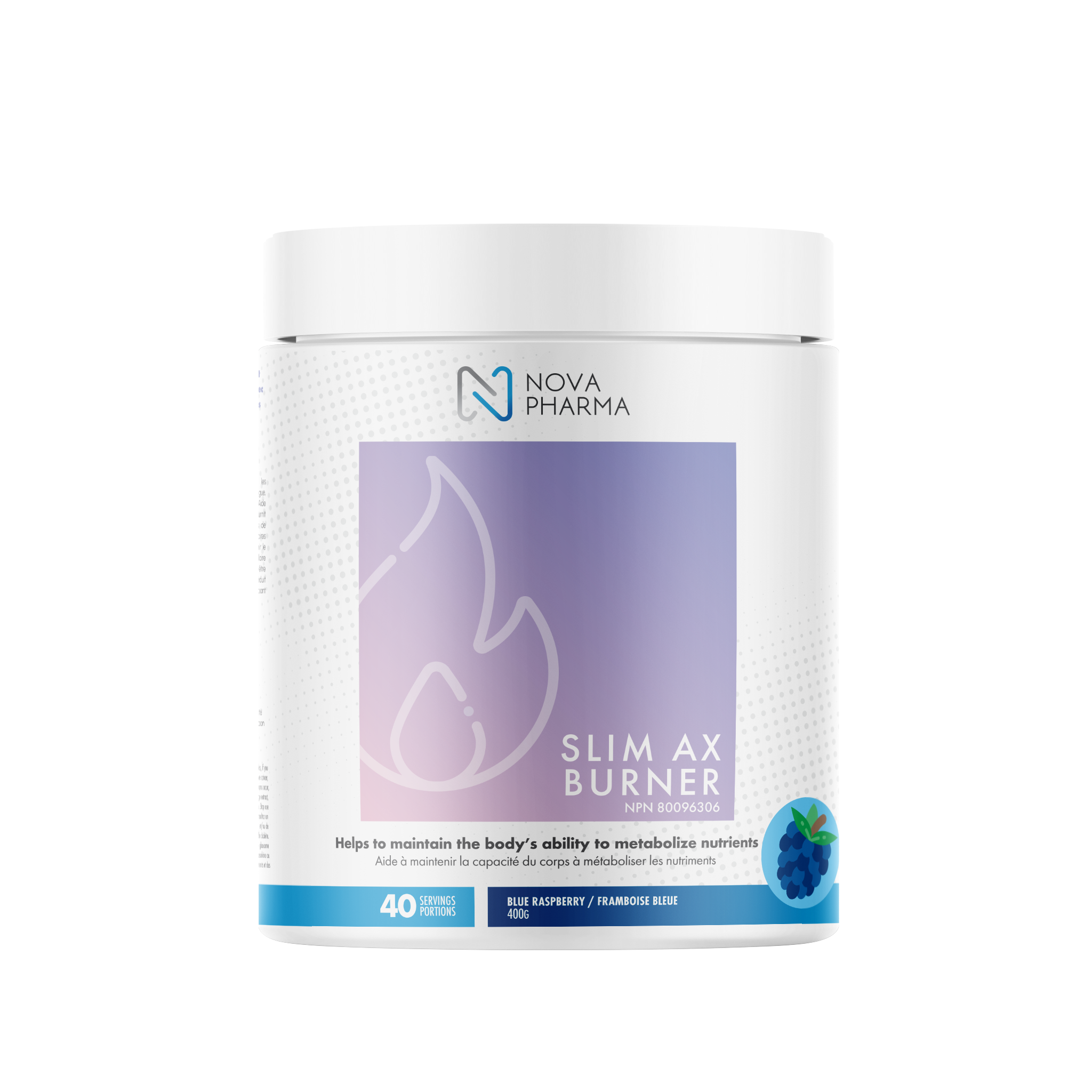 NOVA PHARMA - Slim Ax Burner, 40 servings