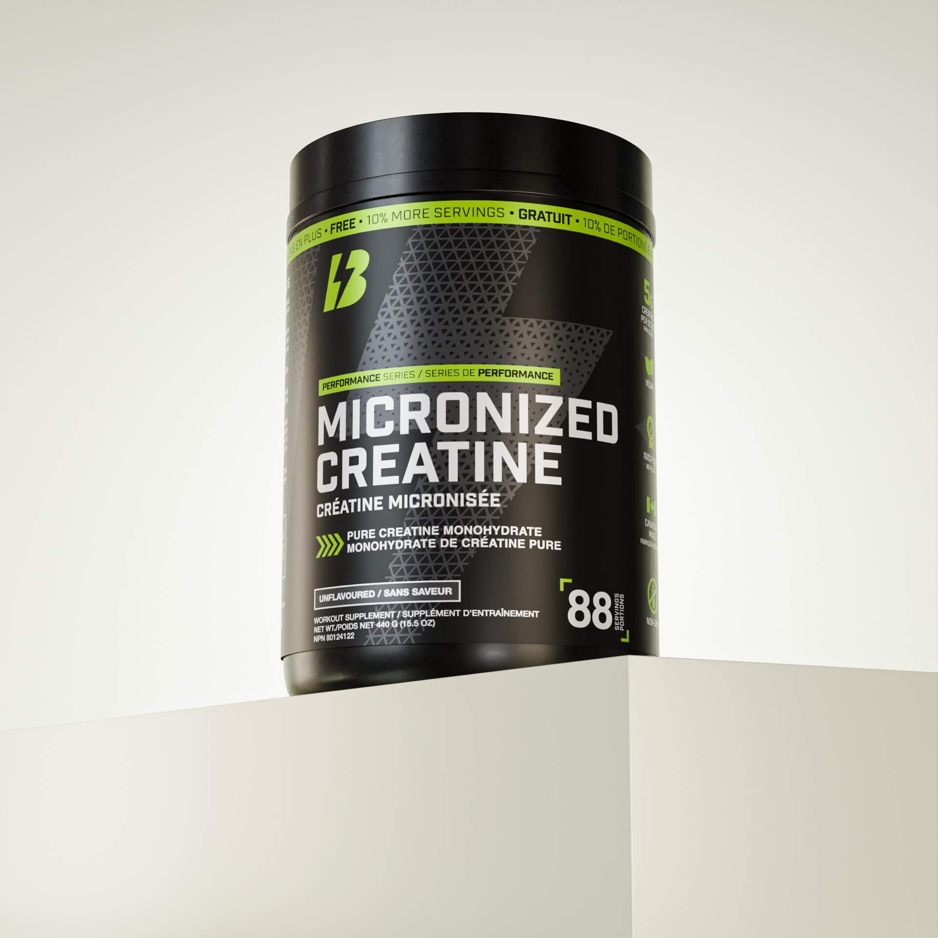 Creatine - Micronized Monohydrate -  440g | 88 Servings