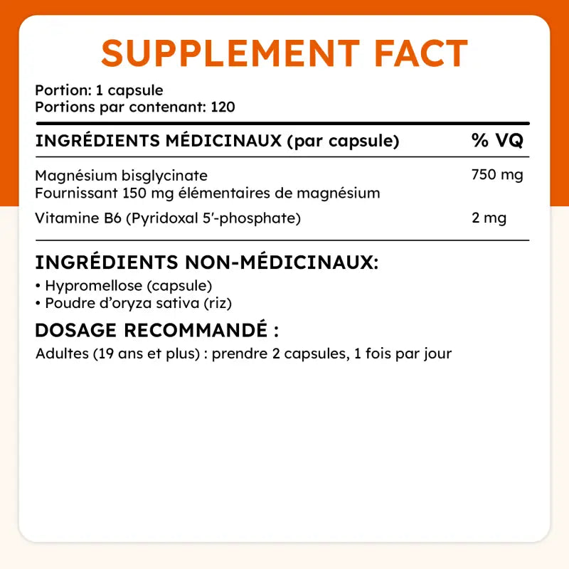 NIH - Glycimag 120 capsules