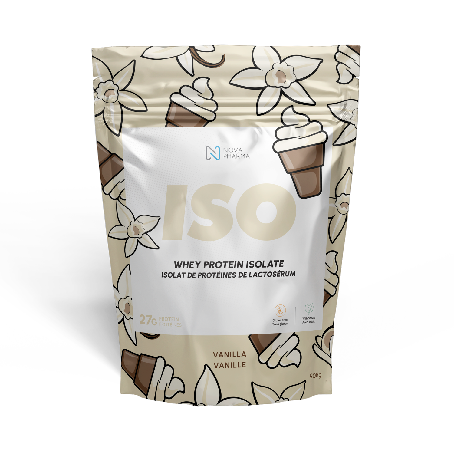 NOVA PHARMA - Iso Protein, 908g