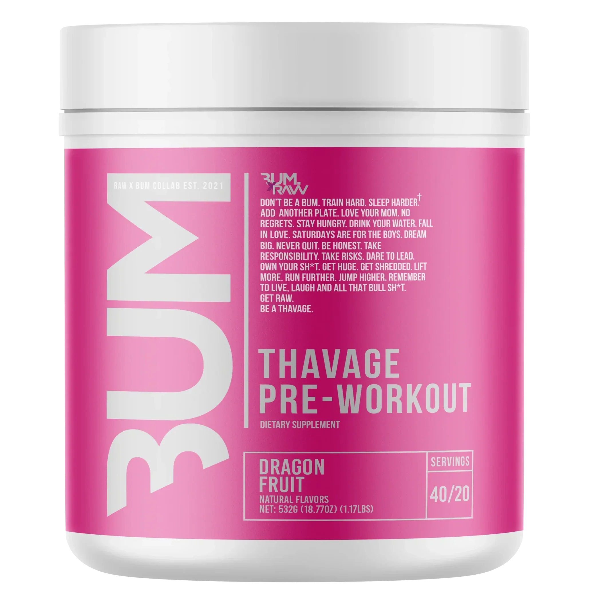 CBUM - Thavage Pre-Workout